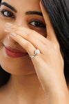 Elegant Pearl (Moti) Ring in 925 Sterling Silver - #1136 U - Myra