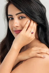 Classic Ruby (Manik) Ring in 925 Silver - #1196N4 - Myra
