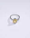 Authentic Yellow Sapphire (Pukhraj) Ring in 925 Silver - #1139B - Myra