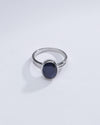 Classic Blue Sapphire (Neelam) Ring in Sterling Silver – #1139B - Myra