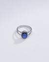 Royal Blue Sapphire (Neelam) Ring in 925 Silver – #1150B - Myra