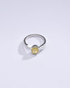Unisex Yellow Sapphire (Pukhraj) Ring in 925 Silver – #1136B - Myra