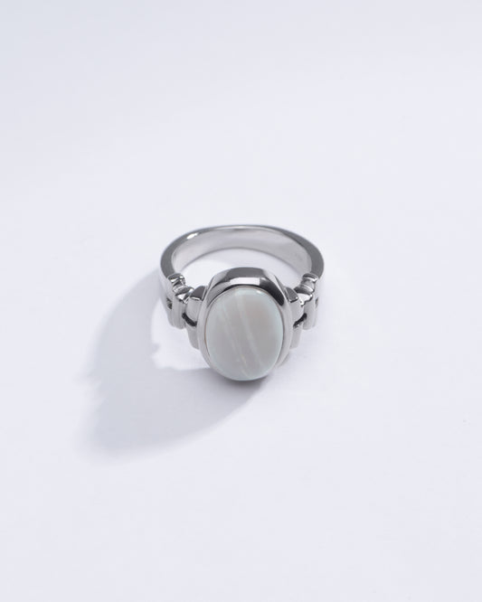 Magical Opal (Doodhiya) Ring in Sterling Silver – #1199B - Myra