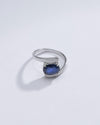Authentic Blue Sapphire (Neelam) Ring in 925 Silver – #1138N4 - Myra