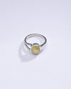 Natural Yellow Sapphire (Pukhraj) Ring in 925 Silver – #1125B - Myra