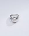 Classic Pearl (Moti) Ring in 925 Silver - #1236 R - Myra