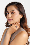 Bold Luxe Blue Sapphire (Neelam) Ring – 925 Silver - #1192N3 Dr - Myra