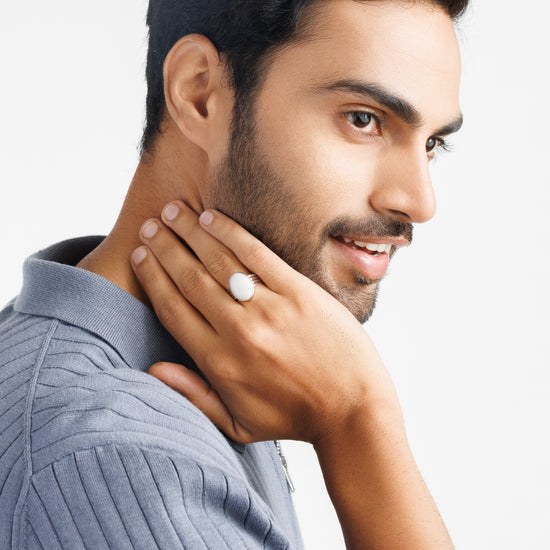 Royal Opal (Doodhiya) Ring – 925 Silver - #1228B - Myra