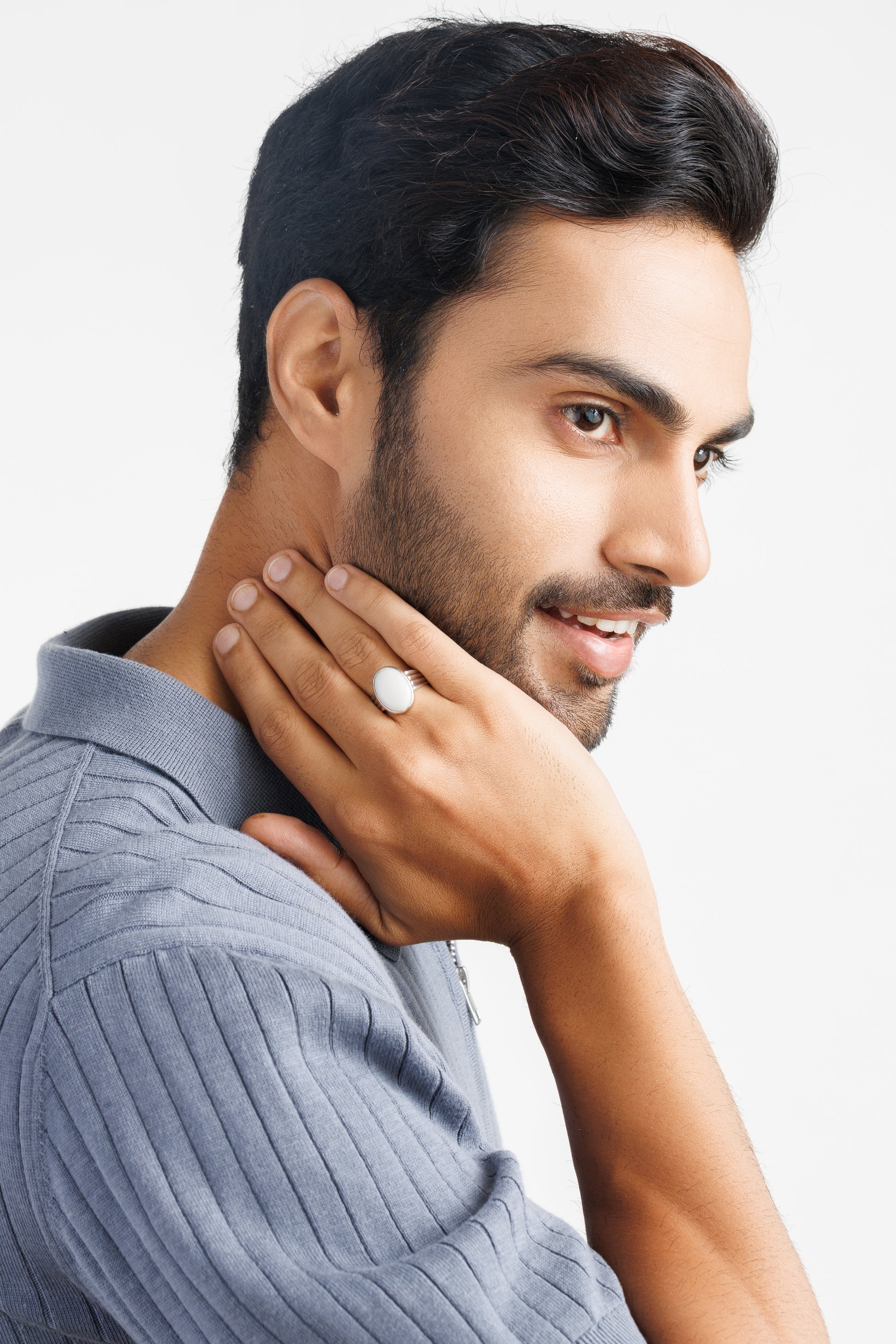 Royal Opal (Doodhiya) Ring – 925 Silver - #1228B - Myra