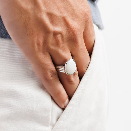 Royal Opal (Doodhiya) Ring – 925 Silver - #1228B - Myra