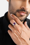 Royal Amethyst (Jamunia) Ring – 925 Silver - #1228N4 - Myra
