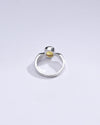 Unisex Yellow Sapphire (Pukhraj) Ring in 925 Silver – #1136B - Myra