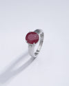 Vintage Ruby (Manik) Ring in 925 Sterling Silver - #1225N4 - Myra