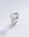 Elegant Opal (Doodhiya) Ring in 925 Silver – #1220B - Myra