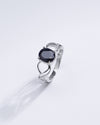 Vintage Blue Sapphire (Neelam) Ring in Sterling Silver – #1131N4 - Myra