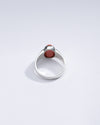 Elegant Red Coral (Moonga) Ring in 925 Silver – #1228 Ov - Myra