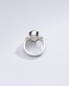 Elegant Pearl (Moti) Gemstone Ring in 925 Sterling Silver - #1199 U - Myra