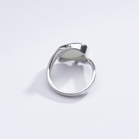 Radiant Opal (Doodhiya) Gemstone Ring in 925 Silver – #1103B F - Myra