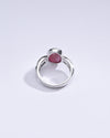 Radiant Ruby (Manik) Ring in 925 sterling silver - #1101B - Myra