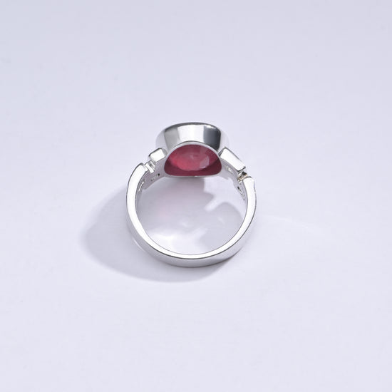 Vintage Ruby (Manik) Ring in 925 Sterling Silver - #1283B - Myra