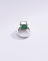 Vintage Emerald (Panna) Ring in 925 Silver – #1228B Sq - Myra