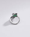 Genuine Emerald (Panna) Ring in Sterling Silver – #1202B - Myra