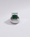 Radiant Emerald (Panna) Ring in 925 Silver – #1111N4 Sq - Myra