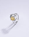 Authentic Yellow Sapphire (Pukhraj) Ring in 925 Sterling Silver – #1284N4 - Myra