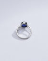 Royal Blue Sapphire (Neelam) Ring in 925 Silver – #1150B - Myra