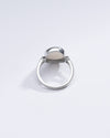 Authentic Opal (Doodhiya) Ring in 925 Silver – #1148B - Myra