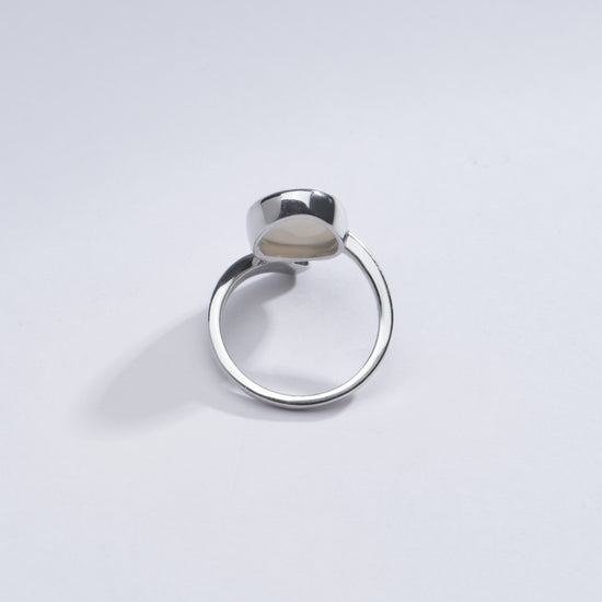 Vintage Opal (Doodhiya) Gemstone Ring in Sterling Silver – #1202B - Myra