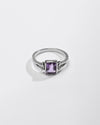 Amethyst (Jamunia) Ring – 925 Silver Crafted - #1148B Re - Myra