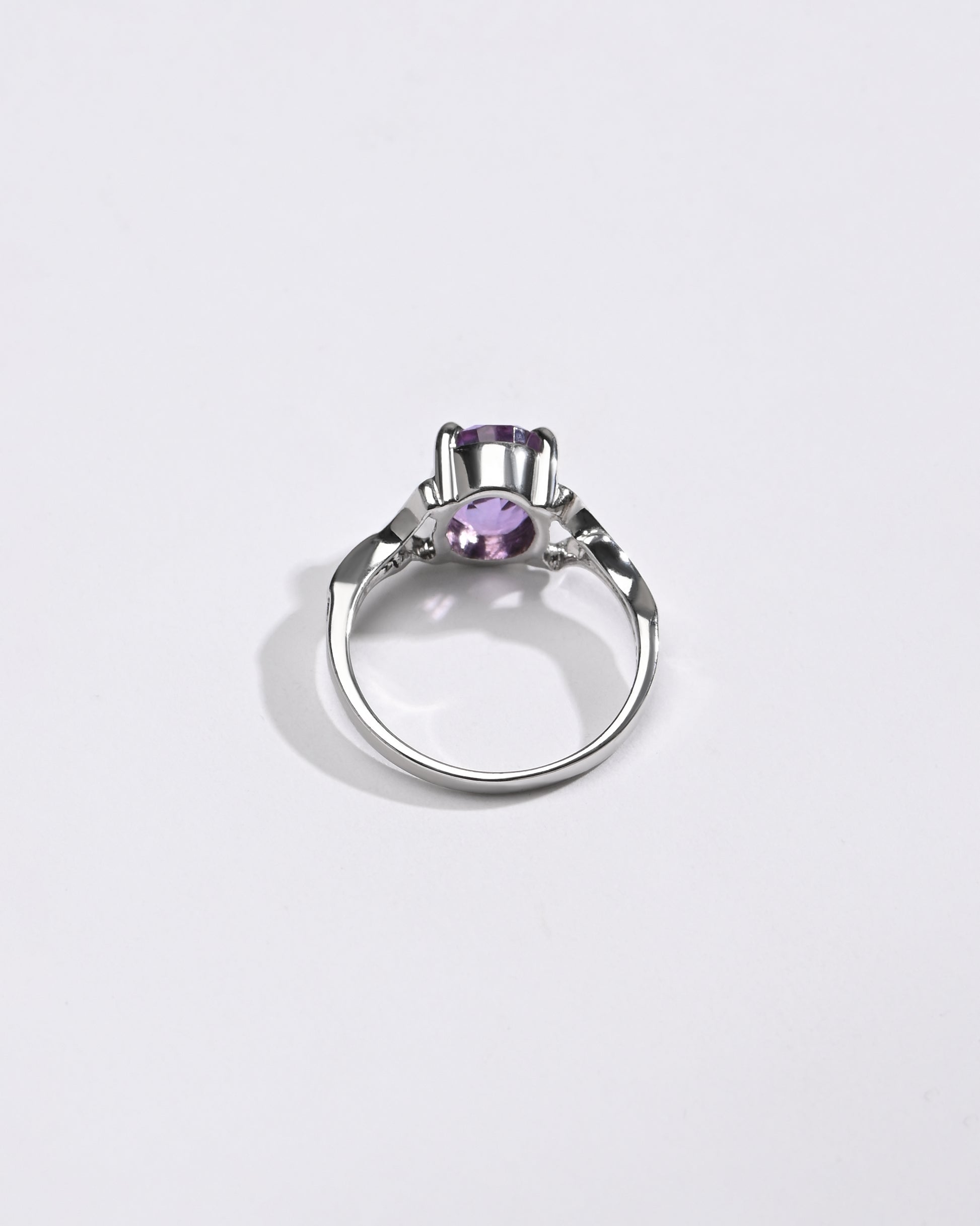 Amethyst (Jamunia) Ring – 925 Silver Minimalist - #1175N4 - Myra