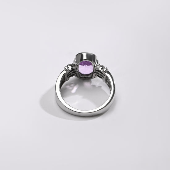 Luxe Amethyst (Jamunia) Ring – 925 Silver - #1199HB - Myra