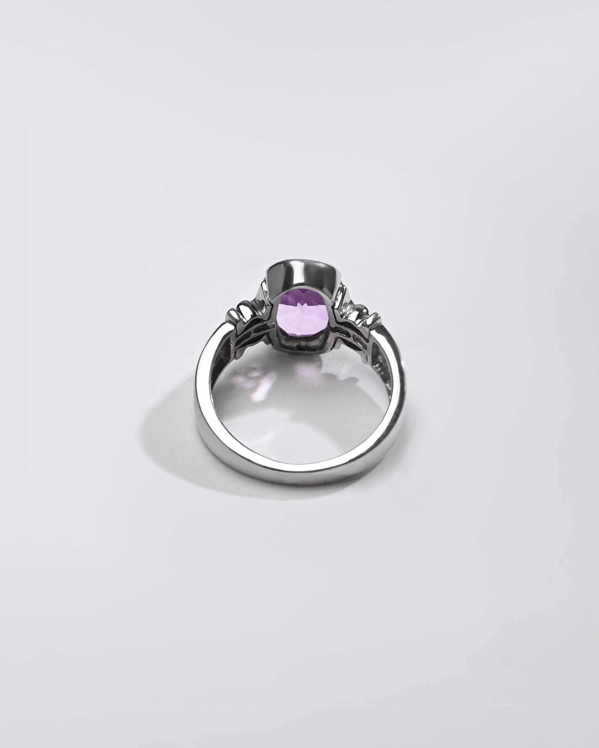 Luxe Amethyst (Jamunia) Ring – 925 Silver - #1199HB - Myra