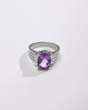Royal Amethyst (Jamunia) Ring – 925 Silver - #1228N4 - Myra