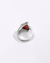 Daily Wear Coral (Moonga) Ring – 925 Silver - #1125N3 Tr - Myra