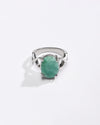 Grandeur Emerald (Panna) Ring – 925 Silver - #1105N4 - Myra
