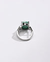 Grandeur Emerald (Panna) Ring – 925 Silver - #1105N4 - Myra