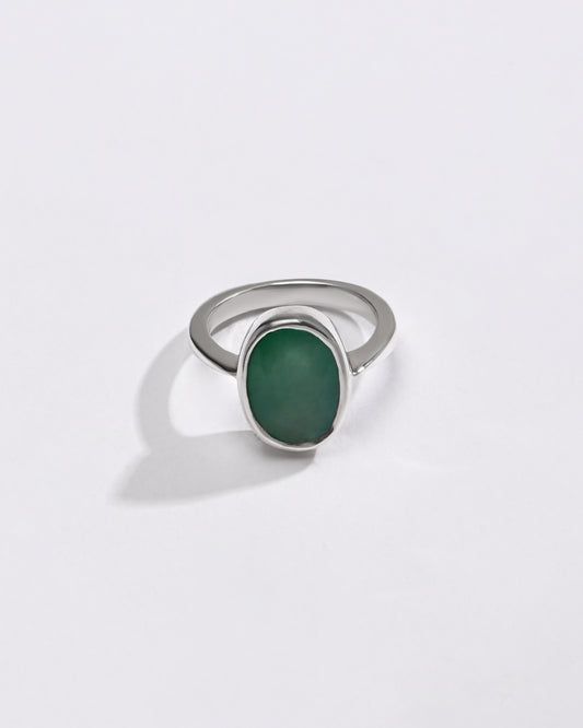 Seraphic Emerald (Panna) Ring – 925 Silver - #1218B - Myra
