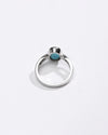 Turquoise (Firoza) Ring – 925 Silver Crafted - #1102 - Myra