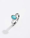 Turquoise (Firoza) Ring – 925 Silver Crafted - #1102 - Myra