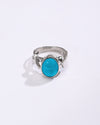 Luxe Turquoise (Firoza) Ring – 925 Silver - #1210 - Myra