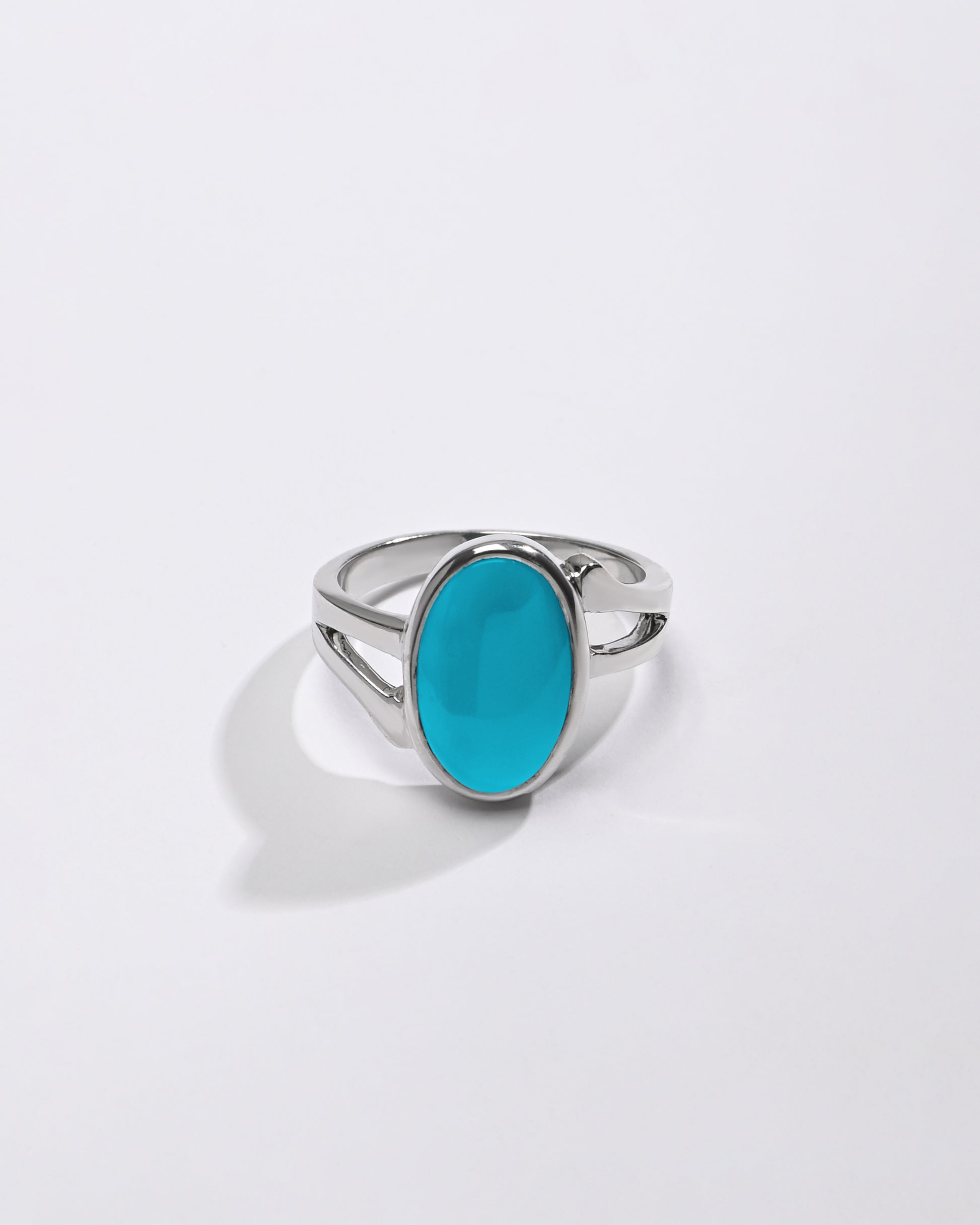 Certified Turquoise (Firoza) Ring – 925 Silver - #1182 - Myra