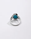 Certified Turquoise (Firoza) Ring – 925 Silver - #1182 - Myra