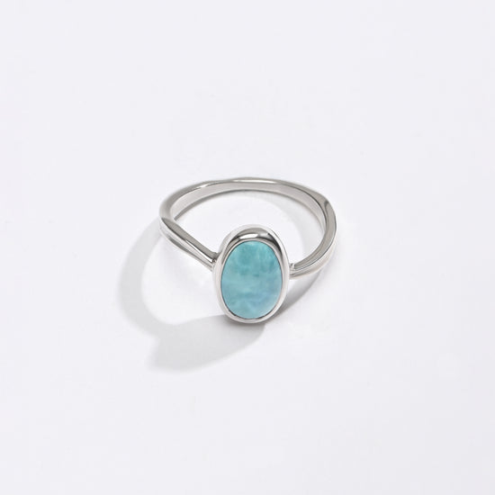 Royal Turquoise (Firoza) Ring – 925 Silver - #1201 - Myra