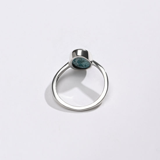 Royal Turquoise (Firoza) Ring – 925 Silver - #1201 - Myra