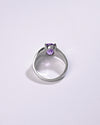 Elegant Amethyst (Jamunia) Ring – 925 Silver - #1111N4