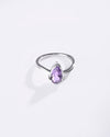 Royal Amethyst (Jamunia) Ring – 925 Silver - #1201N3 Drop