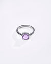 Deep Amethyst (Jamunia) Ring – 925 Silver - #1218N4
